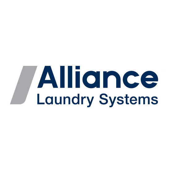 Alliance Laundry Systems HF18VNV Operation/Programming Manual