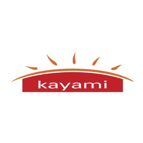 kayami ECH Series Manual