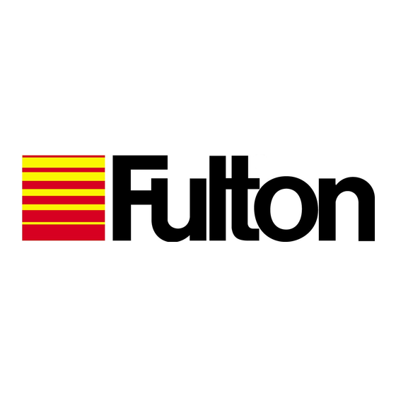 FULTON Caliber Installation And Operation Manual