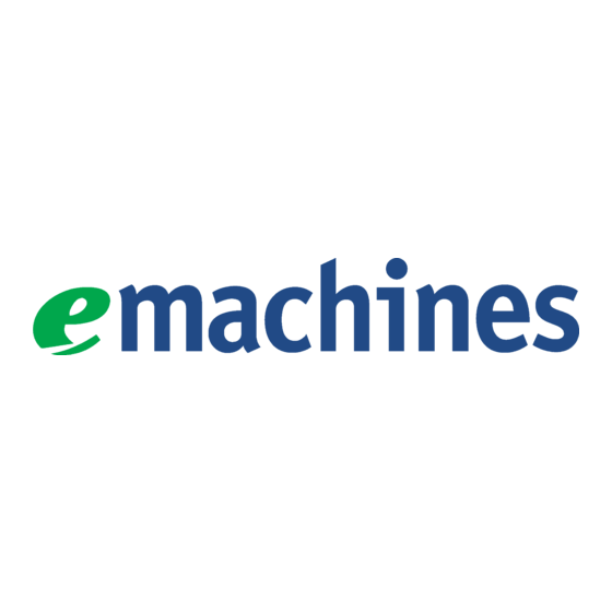 eMachines G525 Series Quick Manual