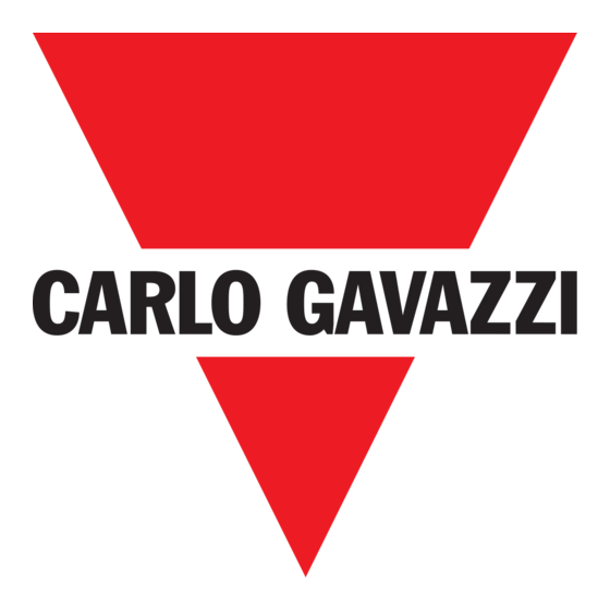 CARLO GAVAZZI CERTUS Installation Manual