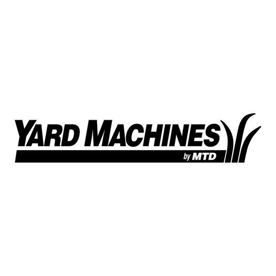 Yard Machines 410-422 Operator's Manual