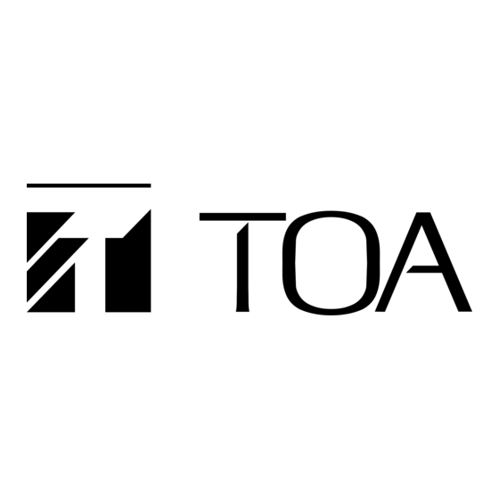Toa HFD-220-8/16 Specifications