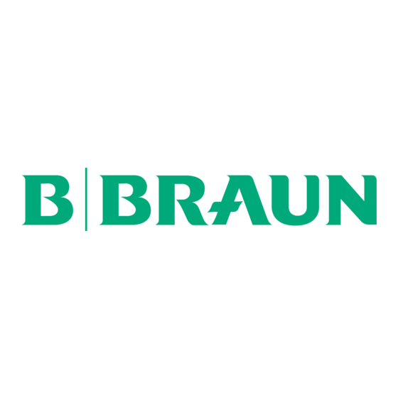 B. Braun OUTLOOK 200 Service Manual