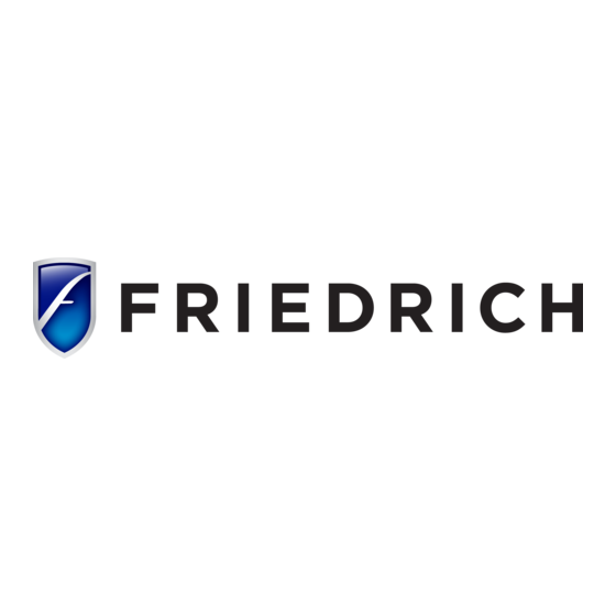 Friedrich RT2 Installation Instructions