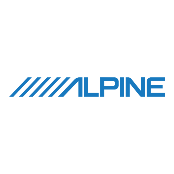 Alpine X701D-Q5 Installation Manual