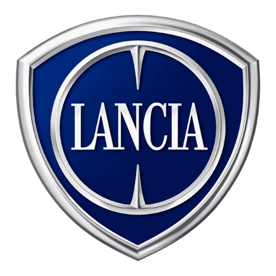 Lancia Lybra Owner's Handbook Manual