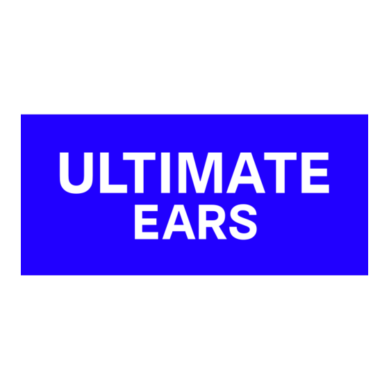 Ultimate Ears MetroFi 170 Quick Start Manual