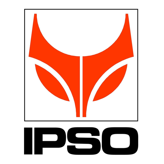 IPSO IPD30STG Owner's Manual