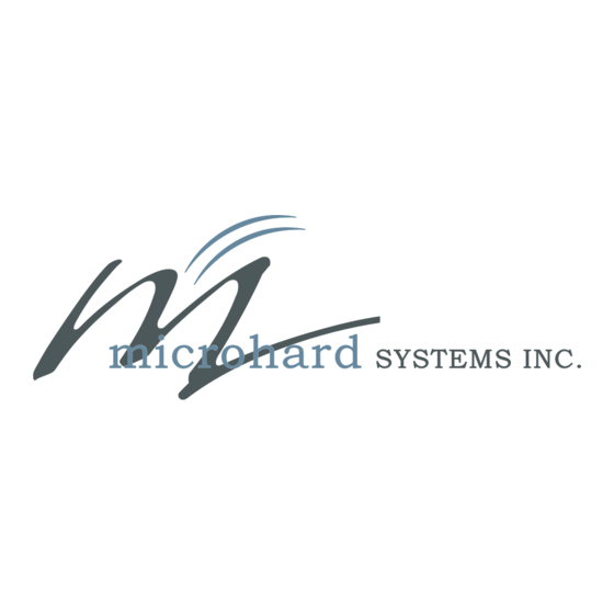 Microhard Systems pDDL2450 Operating Manual