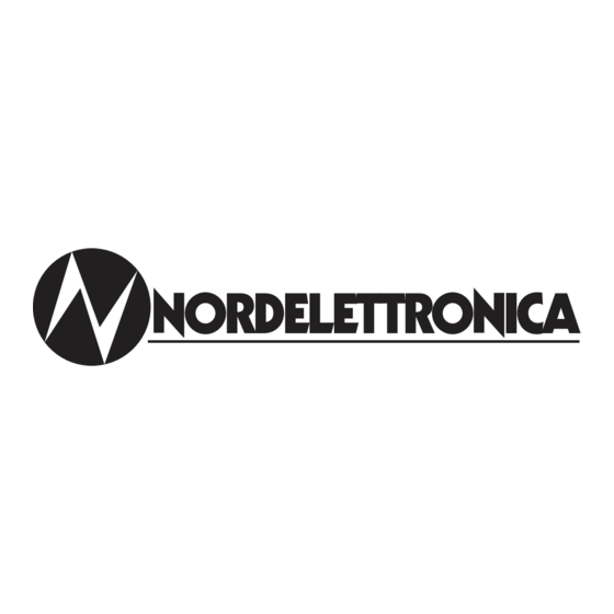 Nordelettronica NE355 Instruction Manual