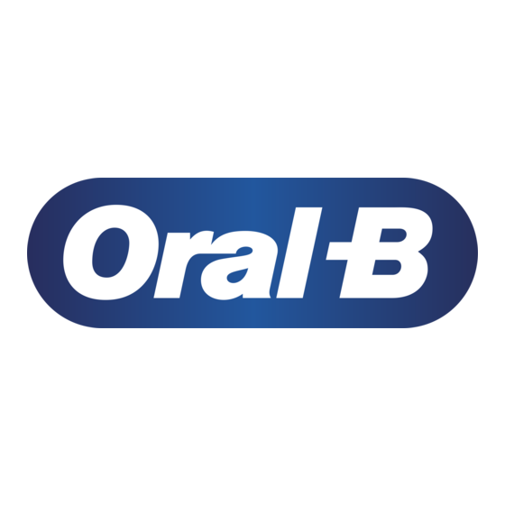 Oral-B PR0 1000-3000 Series Quick Start Manual