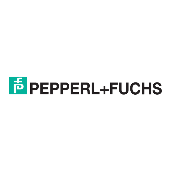 Pepperl+Fuchs PXV Series Quick Start Manual