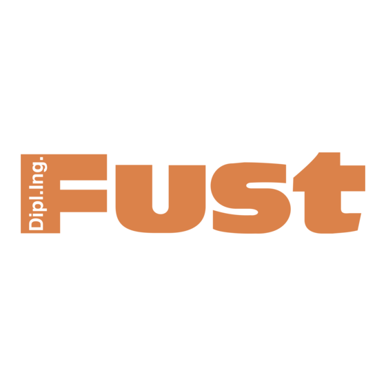 FUST NOVAMATIC FH67-VCU User Manual