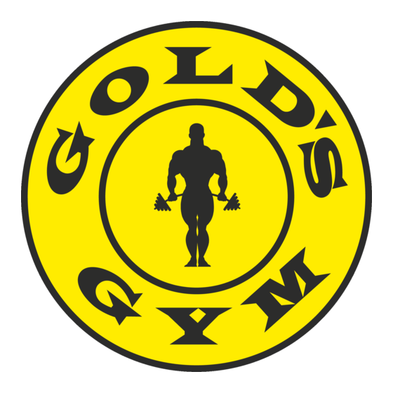 Gold's Gym XR3 User Manual