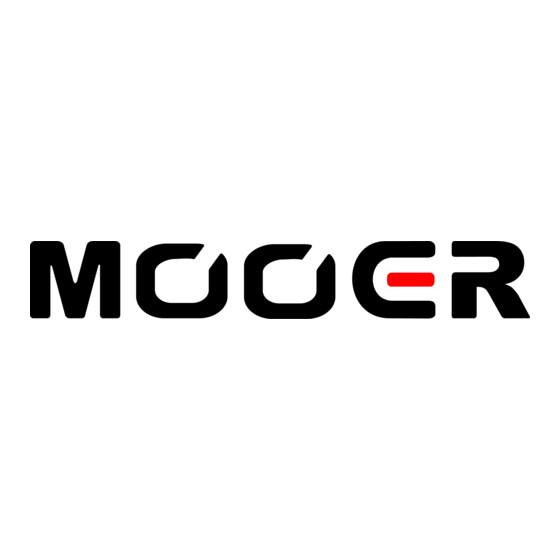 Mooer Micro Series Owner's Manual