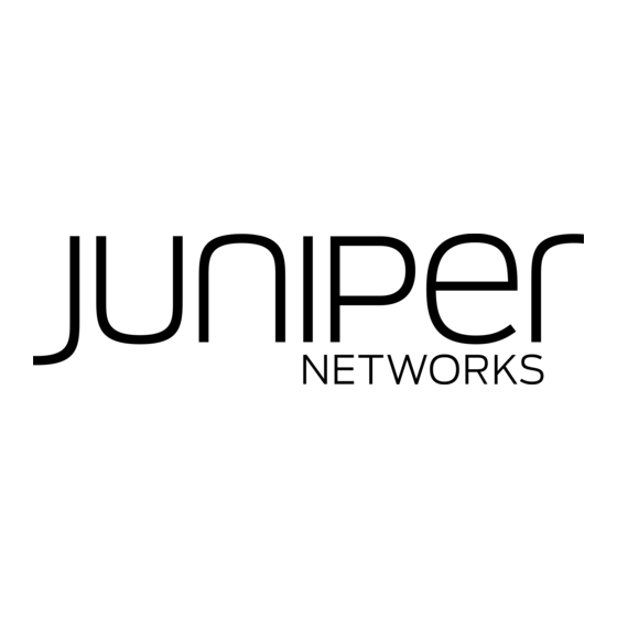 Juniper SPACE SECURITY DESIGN Manual