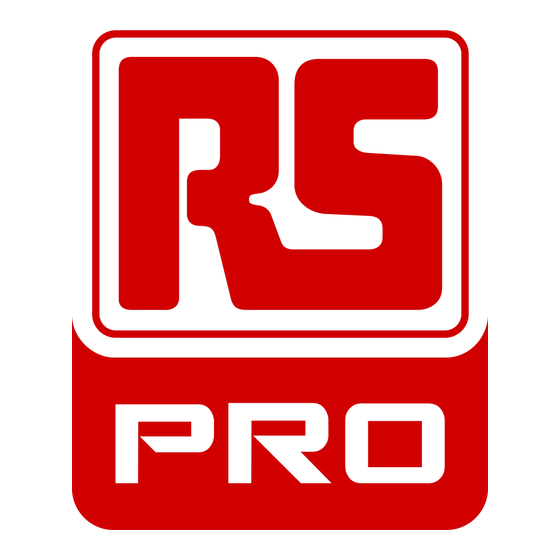 RS PRO RS-8806S Quick Start Manual