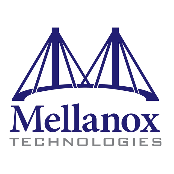 Mellanox Technologies Mellanox SX1018 Release Note