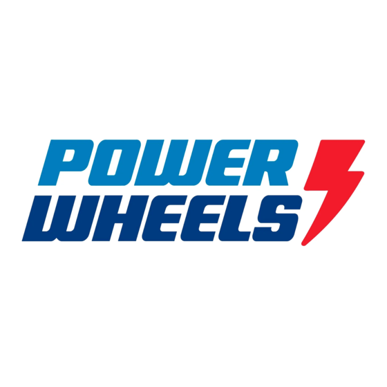 Power Wheels FFR87 Owner's Manual