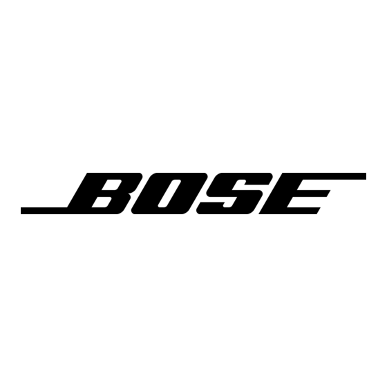Bose QuietComfort 2 Owner's Manual