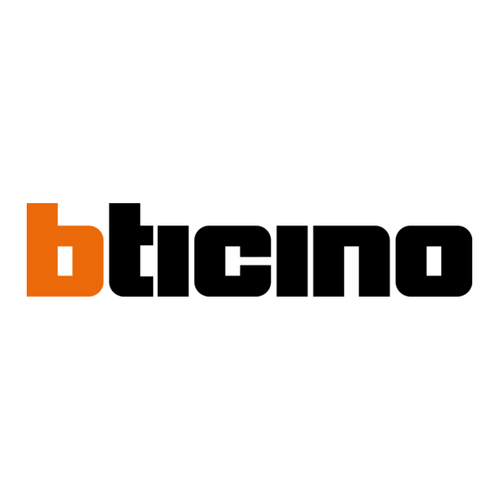 Bticino MA 400/630MT Instruction Sheet