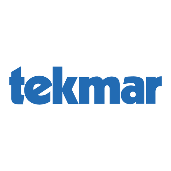Tekmar tekmarNet 2 Thermostat 528 Quick Setup Manual