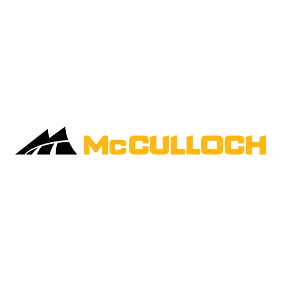 McCulloch chain saw Operator's Manual