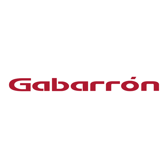 Gabarron TGV200 Operating Instructions Manual