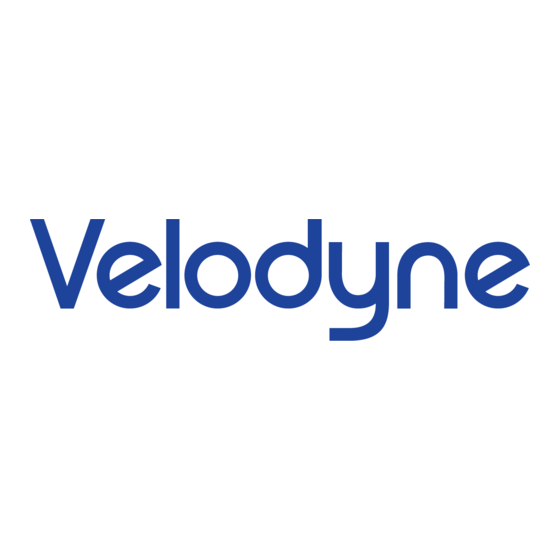 Velodyne SC-IF/IC Installation Manual