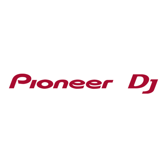 PIONEER DJ DJM-250MK2 Operating Instructions Manual