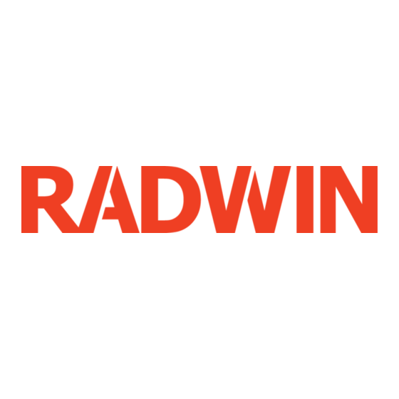 Radwin 5000 HPMP User Manual