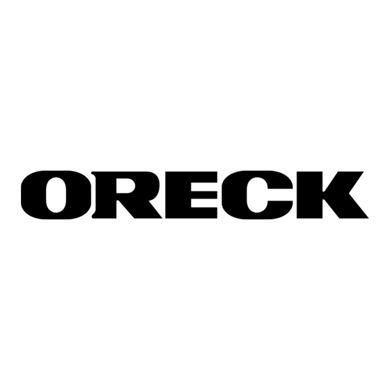 Oreck Quest Pro Canister FC1000 User Manual