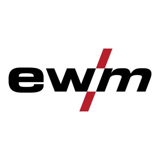 EWM Tetrix 300 Classic Operating Instructions Manual