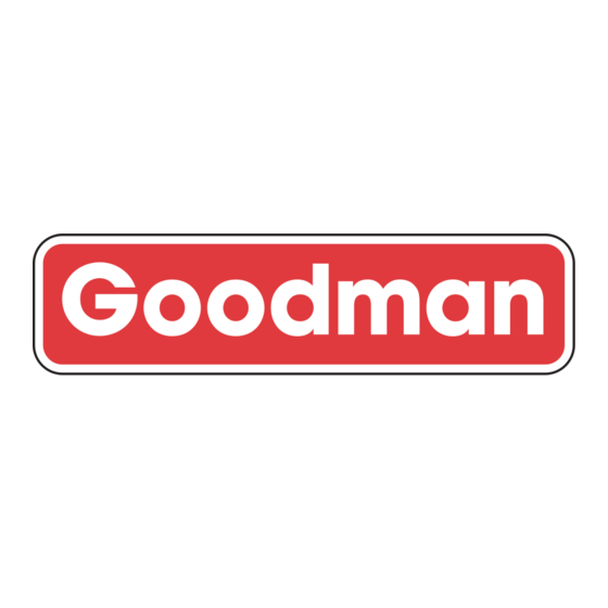 Goodman TSTATG1100-2 Owner's Manual