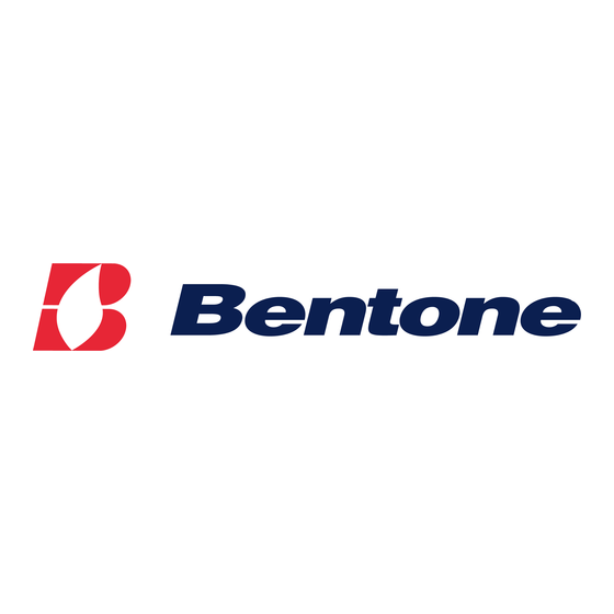 Bentone B30 Installation And Maintenance  Instruction