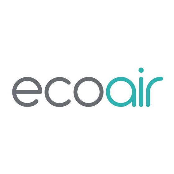 Ecoair ECO15P Installation And Operating Instructions Manual