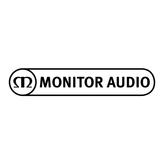 Monitor Audio GS20 Quick Start Manual