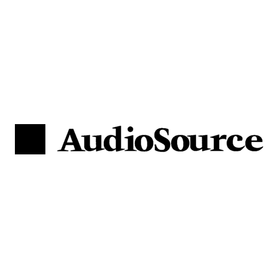 AudioSource VS 3.5 Owner's Manual