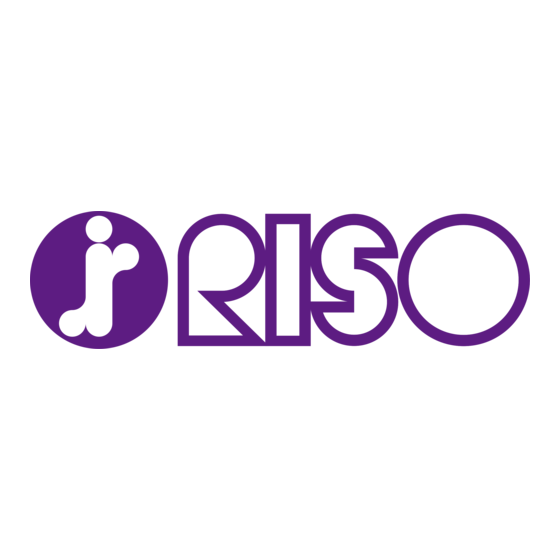 Riso RISOGRAPH RN2000 User Manual