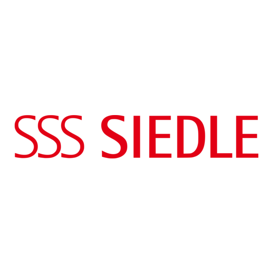 SSS Siedle ZPSF 850-0 Quick Start Manual