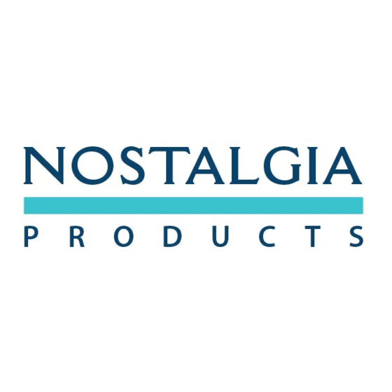 Nostalgia RHP-Series Instructions Manual