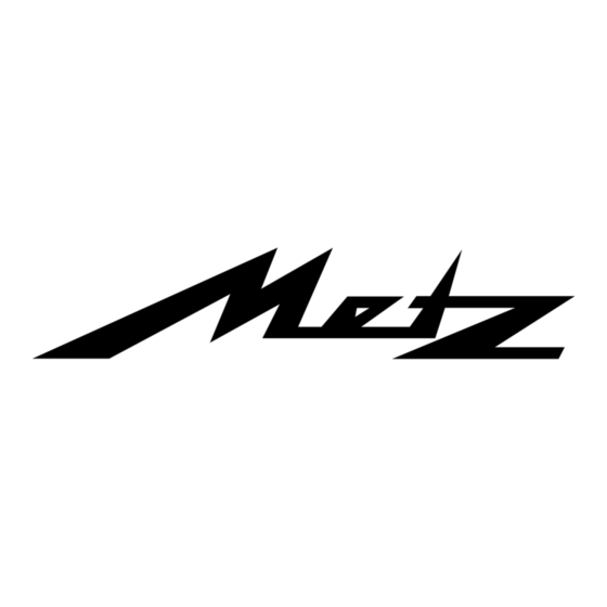 Metz Pentax SCA 3701 M2 Instructions Manual