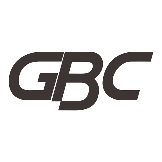 GBC C340 Comb Binder Instruction Manual