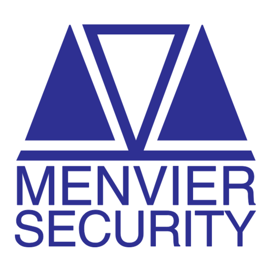 Menvier Security SD1 + Operator's Manual