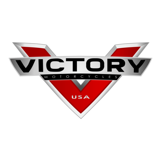 Victory Motorcycles 2011 Cross Roads Rider's Manual