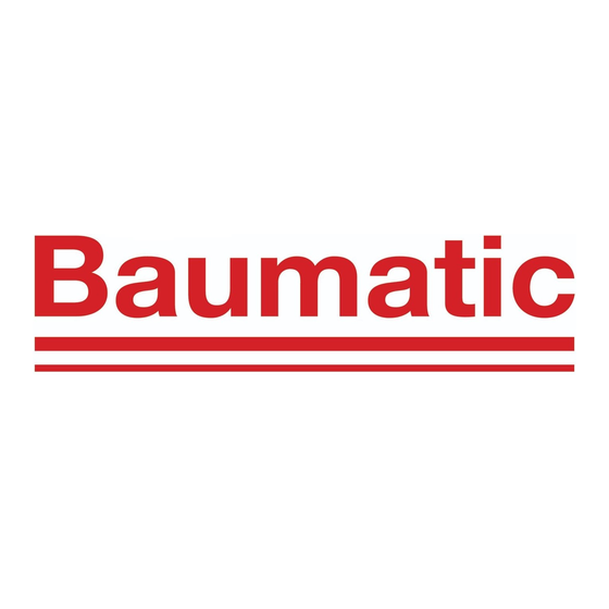 Baumatic BMIS3817 User Manual