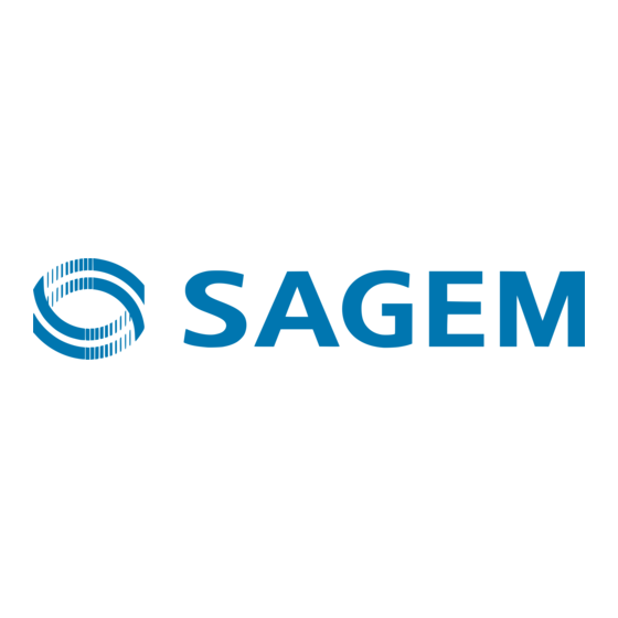 Sagem PVR 6200T UK User Manual