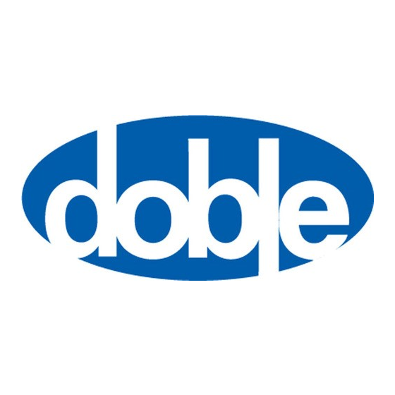 doble Calisto H1 User Manual