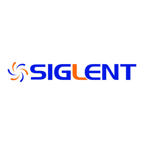 SIGLENT SDS1202X-U Series Quick Start Manual